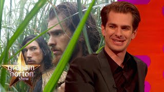 Andrew Garfield amp Adam Driver Spent 8 Days Together In Silence  The Graham Norton Show [upl. by Aehr]