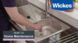 How to Fix a Blocked Sink with Wickes [upl. by Riccio]