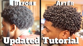 Mens Curly Hair Tutorial pt2  Define Curls Natural Hair [upl. by Yirinec]