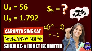 Cara Menentukan Jumlah n Suku Pertama Deret Geometri Dengan Mudah 1 [upl. by Dielu]