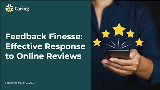 Feedback Finesse Effective Response to Online Reviews [upl. by Nytnerb]