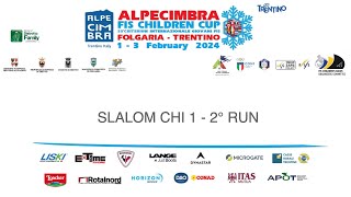 Slalom Children 1  2° run  ALPECIMBRA FIS CHILDREN CUP 2024  SPORTCULTURATV [upl. by Ella655]