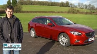 Mazda6 Tourer estate 2013 review  CarBuyer [upl. by Snowber]