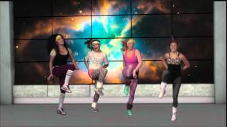 Aerobic Dance Video with Tuesday Night Lady Anchors [upl. by Blondell]