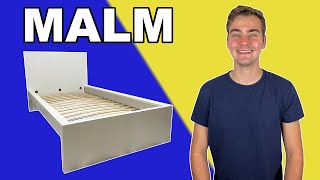 MALM TWIN Bed Frame IKEA Tutorial  Easy To Follow [upl. by Hildebrandt]