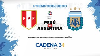 🔴 EN VIVO  PERÚ vs ARGENTINA  Eliminatorias Mundial 2026  Fecha 4  Cadena 3 Argentina [upl. by Jarek543]