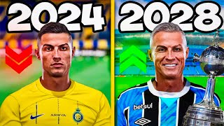 JOGUEI a CARREIRA do CRISTIANO RONALDO até ele SE APOSENTAR no FIFA 24 [upl. by Mitchel]