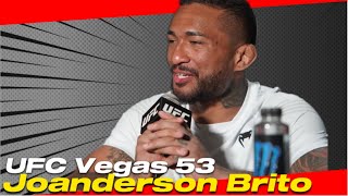 Bill Algeo vs Joanderson Brito UFC Vegas 46 Faceoff [upl. by Kcirreg816]