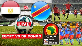 Egypt vs DR Congo Live Stream Africa Cup of Nations AFCON Football Match Today Score Pharaohs Direct [upl. by Korfonta334]