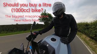 Should you buy a litre 1000cc motorbike Pros Cons and a BIG misconception [upl. by Nacul]