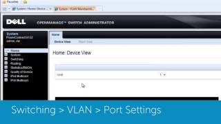 PowerConnect 5500 Creating and applying VLANs to an interface [upl. by Aihsyla]