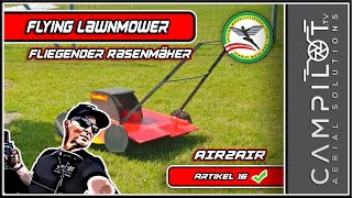 flying lawnmower  fliegender Rasenmäher [upl. by Amalle]