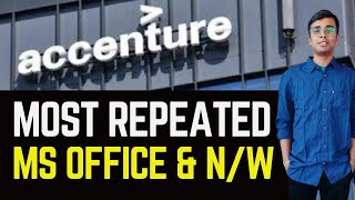 🔥Accenture Most Repeated MS office and NW Questions 🔥 [upl. by Hake198]