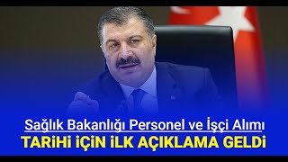 Sağlık Bakanlığı 81 ilde devlet hastanelerine personel alımı Başvuru başlıyor 2024 [upl. by Yllut838]