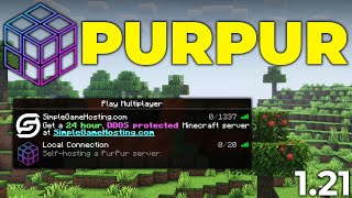 How To Make a PurPur Minecraft Server in 121 [upl. by Kciremed]