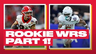 WR Fever Part 1 Adonai Mitchell Ladd McConkey  Other Chiefs Targets [upl. by Adigirb622]