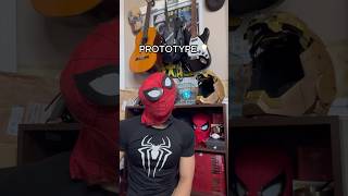 Prototype Spiderman Mask Vs Final Product 🕷 marvel spiderman webshooter spiderverse shorts [upl. by Kasevich]