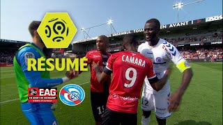 EA Guingamp  RC Strasbourg Alsace 20  Résumé  EAG  RCSA  201718 [upl. by Wendi128]