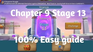 Lords mobile Vergeway chapter 9 Stage 13Vergeway chapter 9 Stage 13 easiest guide [upl. by Eibot]