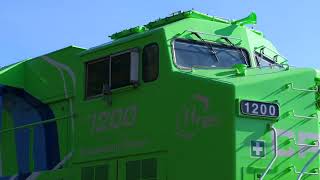 CPKC’s highhorsepower hydrogen locomotive begins testing [upl. by Lilith]