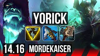 YORICK vs MORDEKAISER TOP  729  EUW Diamond  1416 [upl. by Robinia702]