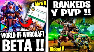 Tarisland BETA GLOBAL  Como JUGAR WOW MOBILE  Nuevas RANKEDS y PVP World Of Warcraft ANDROID iOS [upl. by Bluhm]