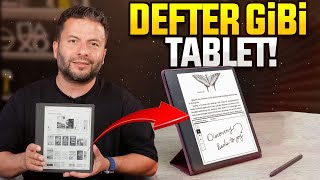 Amazondan efsane tablet  Defter gibi davranan Kindle Scribe incelemesi [upl. by Clinton]