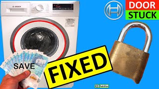 Bosch Washing Machine Door Stuck and How to Open it [upl. by Winou]