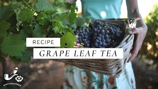 Making Grape Leaf Tea [upl. by Staten]