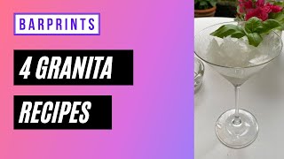 Ultimate Granita Recipes Craft Classic Cocktails  Gin Basil Smash Mojito Margarita Whiskey Sour [upl. by Abih22]