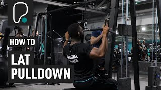 How To Do A Lat Pulldown [upl. by Odnomra]