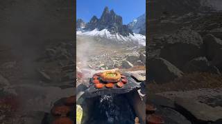 🤗 food nature cooking camping outdoorcooking mountain outdoors trending [upl. by Ginsburg]