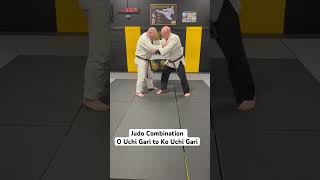 Judo combination  O Uchi Gari to Ko Uchi Gari…with Kman McEvoy and Mark Hamilton [upl. by Jarv237]