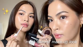 AS REQUESTED NATURAL GLOW MAKEUP LOOK 💫 • Joselle Alandy [upl. by Anelim]