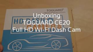 Unboxing DashCam Toguard ce20 [upl. by Llereg849]