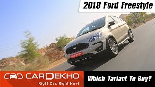 2018 Ford Freestyle  Which Variant To Buy  CarDekhocom [upl. by Marjorie]