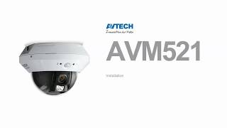 AVM521 IP Camera WDR AVTECH Installation [upl. by Refiffej]