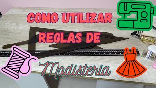 Omaira tvDIY te enseño usos de las reglas de modisteríatrazo pantalón en un solo vistazo [upl. by Assirahs536]