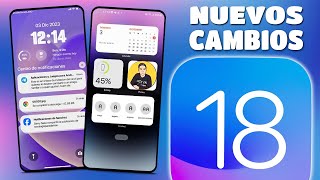 Convierte Tu Android en un iPhone 15 Pro MAX  Nuevo Launcher iOS 18 [upl. by Simonette]