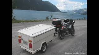 Mini Mate Motorcycle Camper Goes to Alaska [upl. by Jo-Anne]