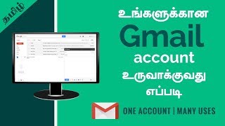 How to create a Gmail Account  Step by step Tutorial in Tamil [upl. by Etti101]