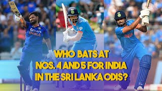 IND vs SL ODI Series  Straw Poll How do India use Rahul Pant and Iyer in the ODIs [upl. by Wadleigh]