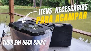 QUE LEVAR EM UM ACAMPAMENTO ITENS NECESSÁRIOS PARA ACAMPAR [upl. by Hoffert505]