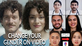 Gender Change Tutorial How to change the gender of someone using ebSynth and FaceApp [upl. by Gerius]