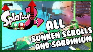 Splatoon 2 All Scrolls and Sardinium Locations [upl. by Winstonn]