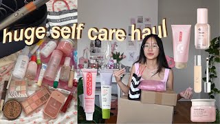 BUYING VIRAL PRODUCTS 🎀⭐️ first impressions self care shopping haul  sephora glossier amp kbeauty [upl. by Llevra]