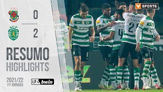 Highlights  Resumo Paços de Ferreira 02 Sporting Liga 2122 11 [upl. by Asoj]