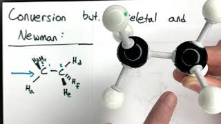 Newman Projections from Skeletal Structures [upl. by Ydnec]