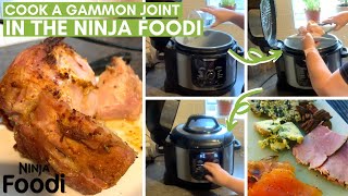 How to cook a gammon joint in the Ninja Foodi MAX 9in1 MultiCooker  Pressure Cook amp Air Crisp [upl. by Delisle]