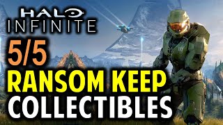 All Ransom Keep Collectibles Audio Logs amp Spartan Core Location  Halo Infinite [upl. by Kinch66]